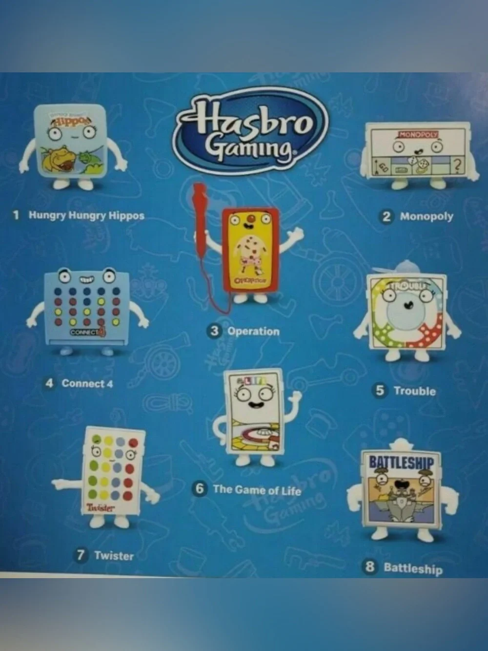⭐️5 For 25⭐️ Hasbro Gaming 2021 McDonalds Happy Meal Toy - 2 Monopoly